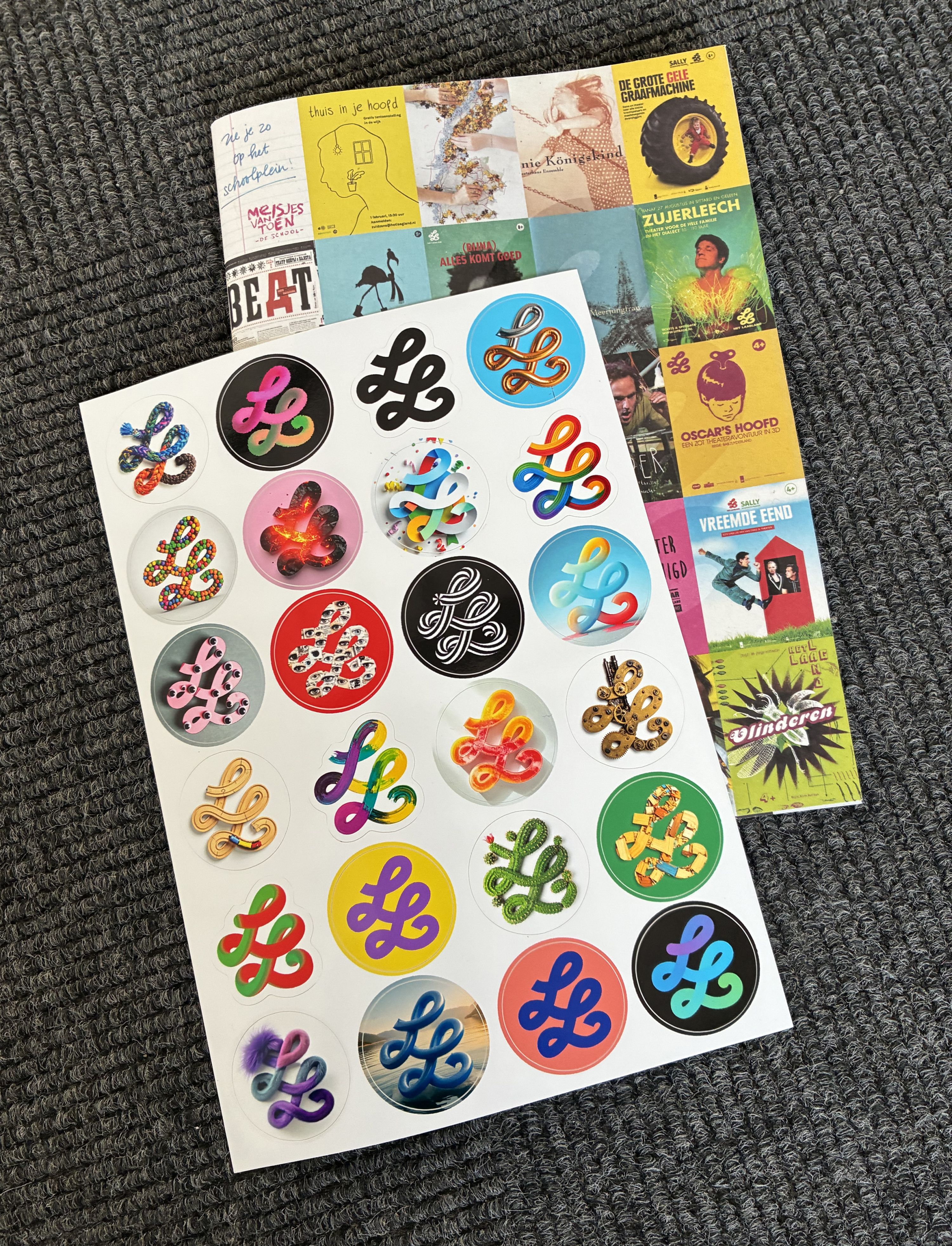 Stickervel