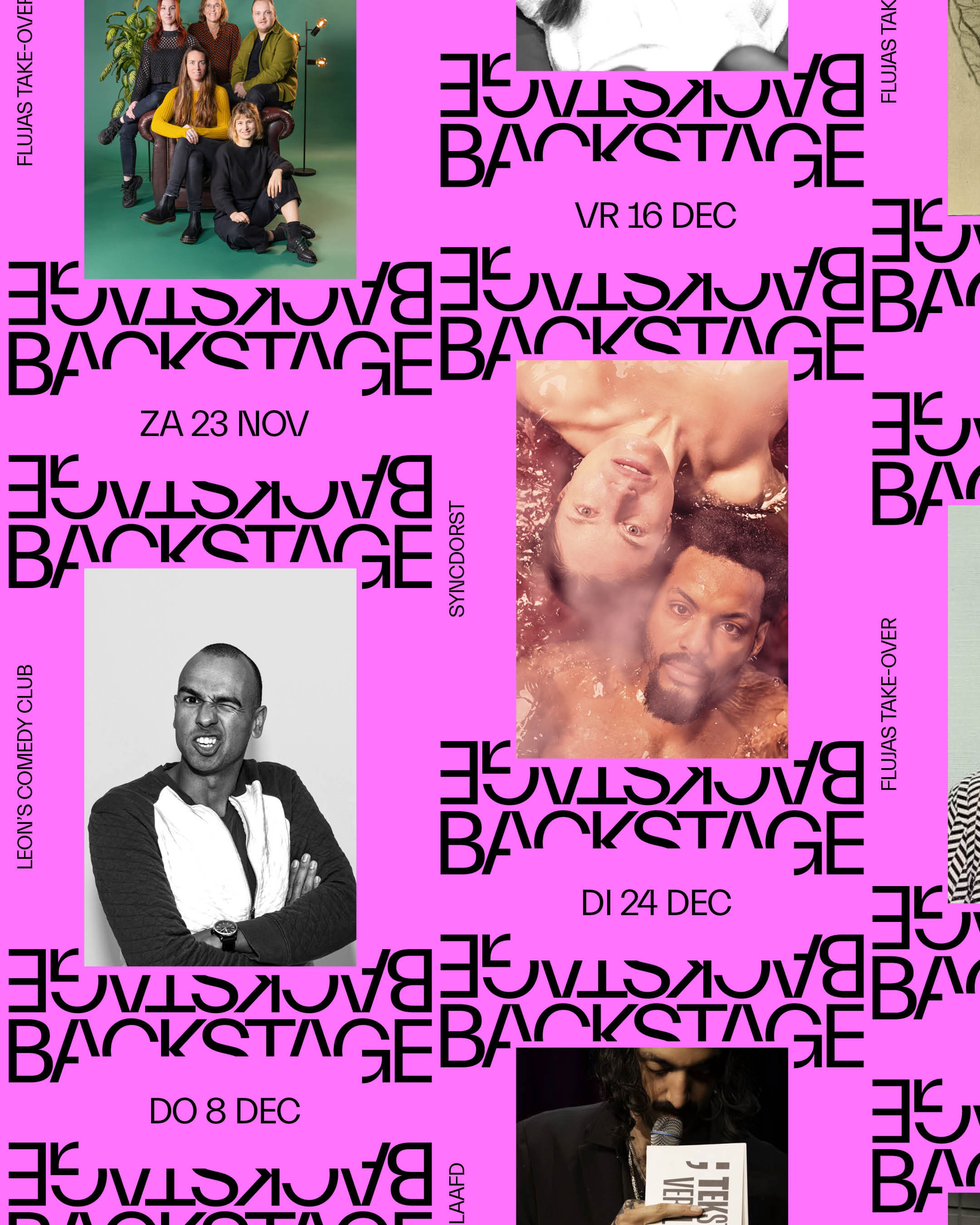 Backstage poster roze