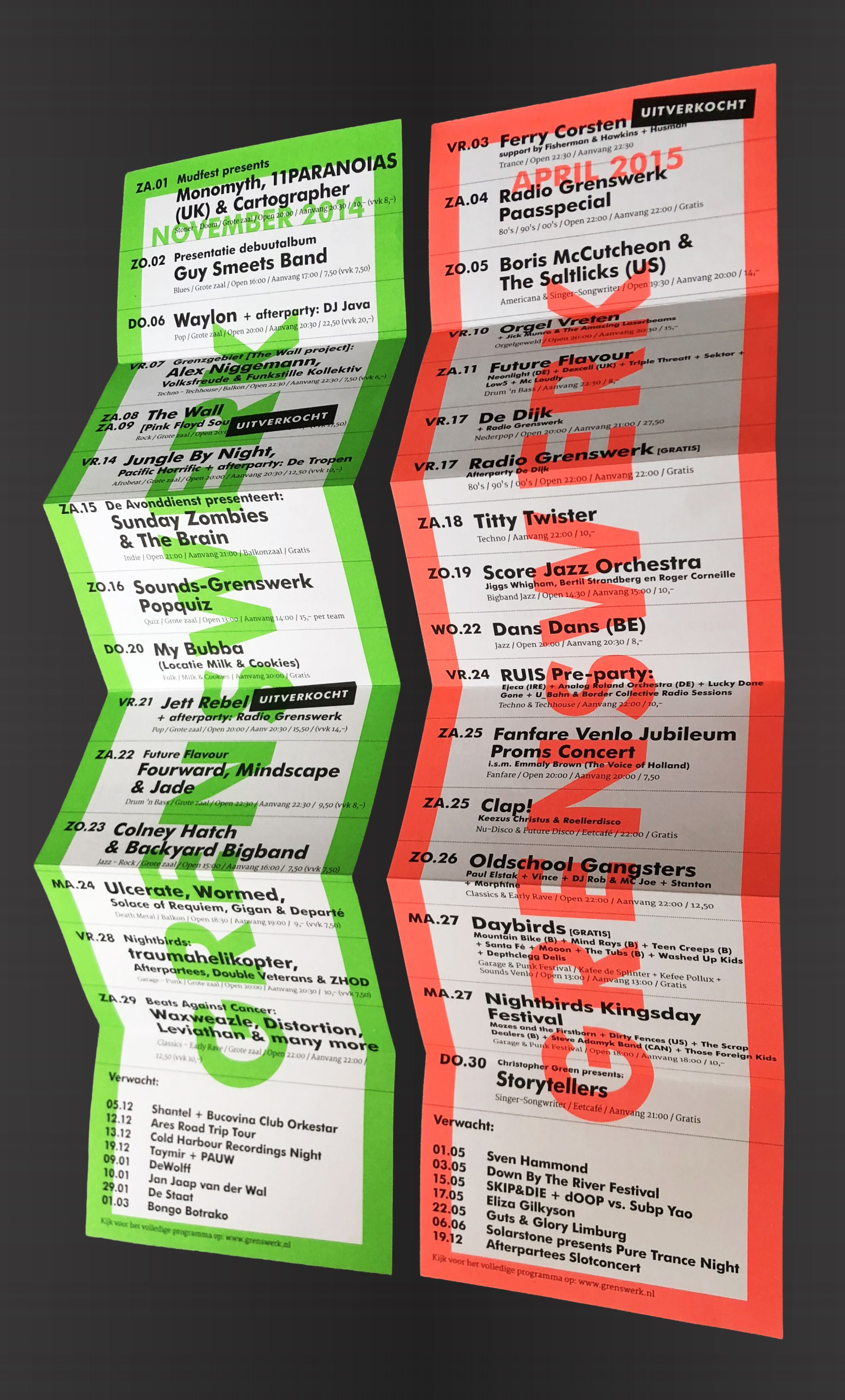 Grenswerk folders verticaal